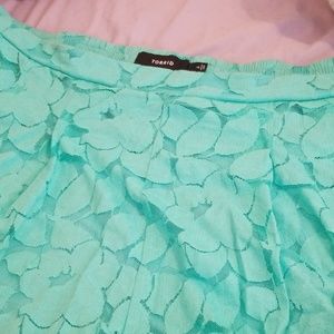 Torrid mint shorts